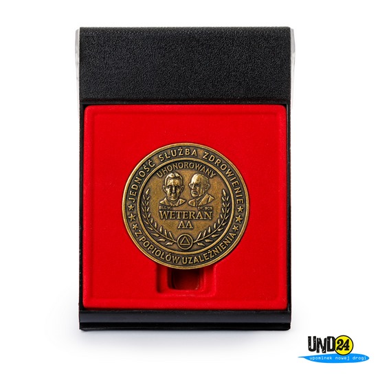 Ekspozytor prezentowy na Medal - Uhonorowany Weteran AA